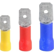 Faston Erkek Terminal Ebat 0,8x2,8 Kablo Kesiti 1,5-2,5mm 50 Adet
