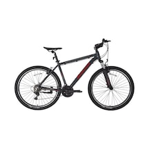 Bisan Atlas Erkek Dağ Bisikleti 43cm V 26 Jant 21 Vites Parlak Gri Kırmızı Çok Renkli