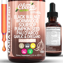 Clean Nutraceuticals Para Defend Wormwood 60 Ml Usa Menşeii Dmmedicineden Orijinal