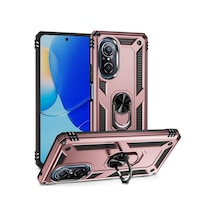 Huawei Nova 9 Se İle Uyumlu Kılıf Rose Gold Panther Yüzüklü Silikon Orijinal Esnek İnce Geliştirilmiş Dayanıklı Darbe Karşıtı Yeni Tasarım Huawei Nova 9 Se, Rose Gold Sku: Zeusb0bf998rh8