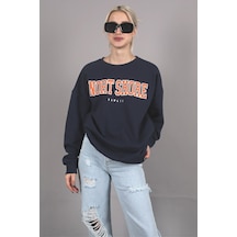 Mad Girls Lacviert Sweatshirt Mg767 Lacivert