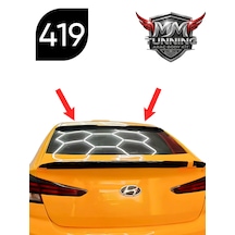 Mmtunning Hyundai Elantra Cam Üstü Spoiler