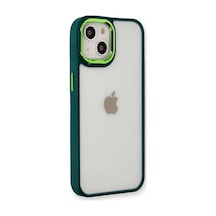 Apple İphone 14 Plus Kılıf Dora Kapak - Haki Yeşil 0.2M-Çok Renkli