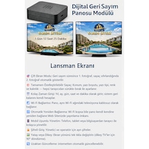 Dijital Geri Sayım Panosu Modülü - Lansman Ekranı