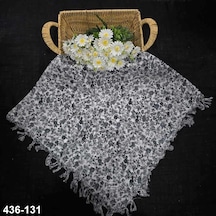 Firuze Eşarp Firuze Desenli Sökme Boncuklu Eşarp 436-131 Çok Renkli