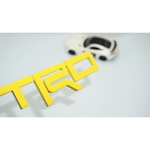 Trd Bagaj Sarı Abs 3m 3d Logo Amblem Toyota İle Uyumlu