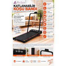 Ekranlı Uzaktan Kumandalı Portatif Bluetoothlu Yürüme Ve Koşu Bandı Rl-895