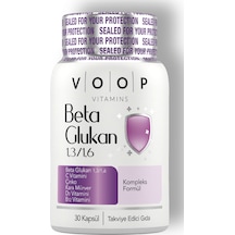 Voop Beta Glukan 13/16 Kara Mürver Vitamin C Çinko 30 Kapsül