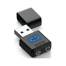 Ayrı Mod Ve Açma/kapama Düğmelerine Sahip, Dijital Ekranlı Usb Fare Jiggler Görünmez Fare Karıştırıcı