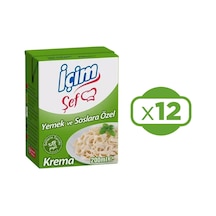 İçim Krema Yemeklere Ve Soslara Özel 12 x 200 ML