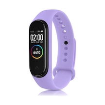 Xiaomi Mi Band 6 Uyumlu Klasik Kordon - Lila