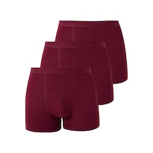 Arma Yıldız Erkek Bordo Bambu Boxer 3'lü Paket Bordo