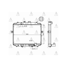 Hyundai H-100 1994-2006 Radyatör Su 25300-43820
