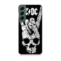 Samsung Galaxy S22 Uyumlu Ac Dc Müzik Grubu Desenli Silikon Kılıf