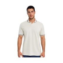 Arma Ar-ma Erkek Polo Yaka Tişört Baskisiz Basic Örme Kumaş Regular Fit %100 Pamuk 30/1 Çift Toplama Penye Pike Y31374356902 Bej-b1
