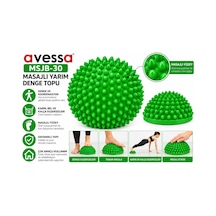 Avessa Msjb-30 Masajlı Yarım Denge Topu Yeşil