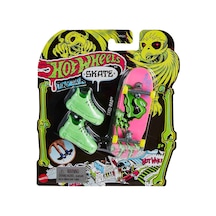 Hot Wheels Skate Neon Temalı Parmak Kaykay Ve Ayakkabı Paketi Ske