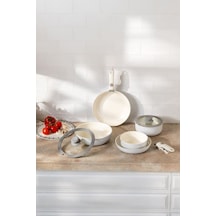 Emsan Easy Click Tencere Seti Açık Gri Gri