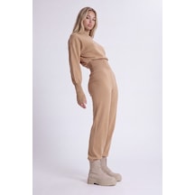 Holly Lolly Alt Üst Triko Thinky Takım Camel