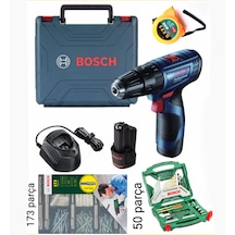 Bosch Gsb 120 Li Çift Batarya + Bosch 224 Parça Aksesuar Seti