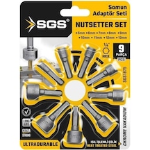 Mey İthalat Sgs 1875 Somun Adaptör Seti 9 Parça
