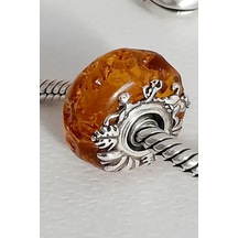 Fubena Aslan Kral Murano Charm Gümüş