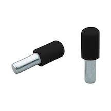 Plastik Başlı Metal Raf Pimi 5 Mm Siyah 100 Adet