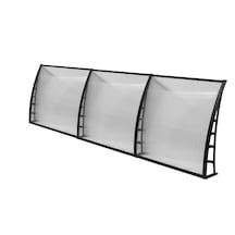 KAPI PENCERE ÜSTÜ PRATİK SUNDURMA 105X360 - ŞEFFAF