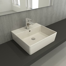 Bocchi Milano Lavabo 50 CM Parlak Bisküvi 1216-014-0126