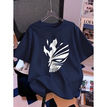 Noıssey Urban Pop Graphic Kadın Tişört Koleksiyonukod 5127 Lacivert