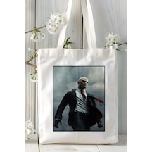 Art Hediye Hitman Oyun Baskılı Omuz Çanta Kişiye Özel Model 16 Çok Renkli