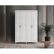 GuneyStore Sport 4 Kapaklı Komple MDF Gardırop