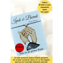 Hands 25 Adet Kına Hediyelik Bileklik - Kişiye Özel Yazı