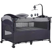 Prego 8044 Miami Plus Anne Yanı Oyun Parkı 70x120 Cm Gri