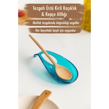 Akrilik Aquamarin Tezgah Üstü Kirli Kaşıklık & Kepçe Altlığı