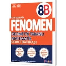 Fenomen 8 Geometri Tabanlı Matematik Soru Bankası B