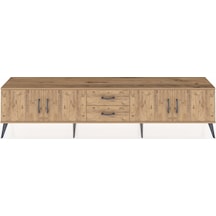 Arges Tv Ünitesi 2 Raflı 2 Çekmeceli 4 Kapaklı 220x30x51 Çam-çam Atlas Çam/atlas Çam - Atlas Çam