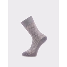 Uzun Gri Erkek 2'li Çorap Gri