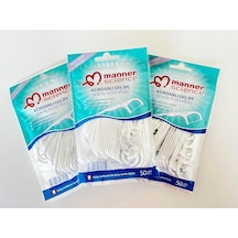 Ayrex 3'lü Paket Kürdanlı Diş İpi 50'li 3