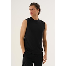 Alexander Gardi Alexandergardı Kolsuz Erkek T-shirt Siyah