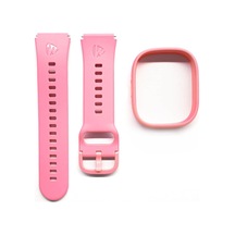 Watch 5 Plus Akıllı Saat Yedek Kayışı Kasa Kordon Set Pembe Çok Renkli