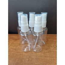 Sprey Başlı Plastik Boş Pet Şişe 50 Ml 5 Adet