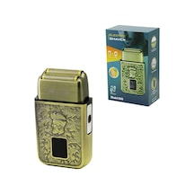 Electric Shaver-848 Sk-2025 Traş Makinesi 2ın1 Lcd Ekran Çanta Boy Usb Şarjlı Seyahat Tipi Cep Diğer