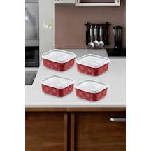 Tr 4'lü Set No Frost Saklama Kabı Carmen 700 Ml Genel