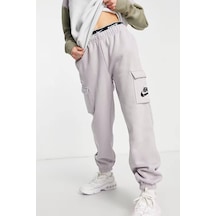 Nike Sportswear Graphic Fleece Cargo Womens Pant Kadın Eşofman Altı Lila Lila
