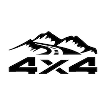 4x4 Off road ve Dağ Sticker Etiketi 28 Cm oto sticker