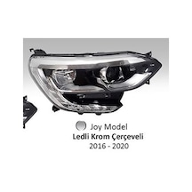 Renault Megane Iv 2017- Far Joy Model Ledli Krom Çerçeveli Motorlu Sağ 260106827r