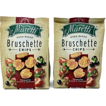 Maretti Bruschette Domates, Maretti Bruschette Domates, Zeytin Ve Kekik Aromalı Kızartılmış Ekmek Cips 140 Gr Xxl Boy 2 Adet