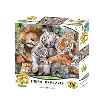 Prime 3d - Vahşi Kediler 150 Parça Puzzle 10872