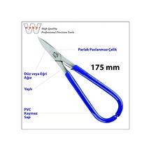 Weber 1494 Kuyumcu Makası Eğri Ağız -Yaylı - 175  Mm